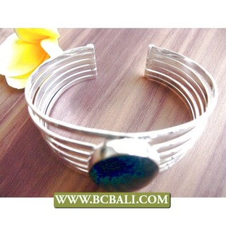 Cuff  Bracelets Silver Alpaka Bali